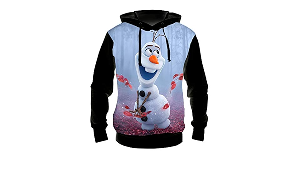 moletom com capuz olaf