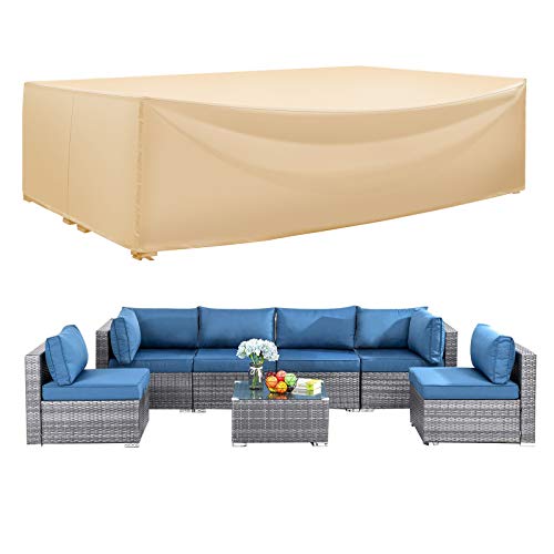 Patio Furniture Sectional Set Covers Large Waterproof Large Outdoor