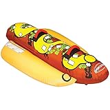 Sportsstuff Hot Dog 2 | 1-2 Rider Towable Tube for Boating