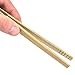 IronBuddy 2 Pack Toast Tongs Bamboo Tongs for Cooking Toast Bread Pickles Tea Bamboo Kitchen Tongs (7 Inch)