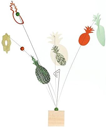 Roser Life Photo Holder Tree Handmade Tabletop Picture Display Colorful Pineapple Decor (Pack of 1)