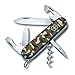 Victorinox Spartan Swiss Army Knife, 12 Functions, Swiss Made Pocket Knife with Corkscrew, Can Opener and Screwdriver - Camouflage