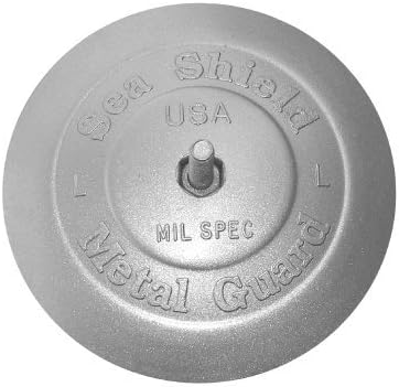 Small Rudder Button Zinc