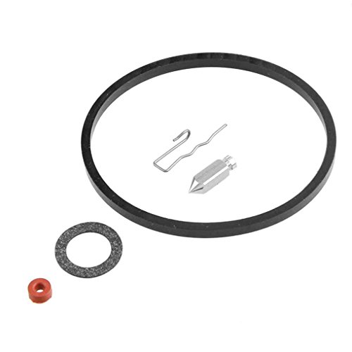 Xuanhemen 5 Sets Carburetor Repair Kit Needle and Seat Bowl Gasket Replaces for Tecumseh 631021B Mechanical Repair Kits - Thumbnail 3