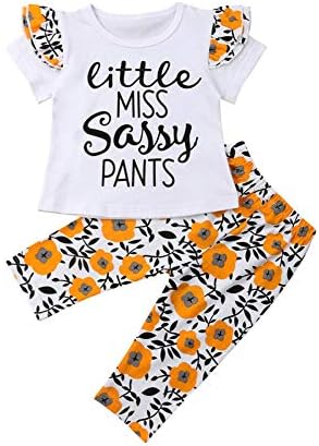Newborn Infant Baby Floral Clothes,Autumn Girl Boy Long Sleeve Tops+Long Pants 2Pcs Outfits Set,0-4 Years