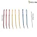 YES.YM Yarn Needle Knitting Needles Weaving Needle Sewing Needles Darning Needle Tapestry Needle Bent Embroidery Needles with Clear Plastic Box?9Pack?