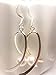 Lung cancer awareness earrings. Silver ribbon earrings with white Swarovski pearls.