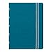 FILOFAX REFILLABLE NOTEBOOK CLASSIC, Pocket Aqua - Elegant leather-look cover with moveable pages - Elastic closure, index, pocket and page marker (B115006U)
