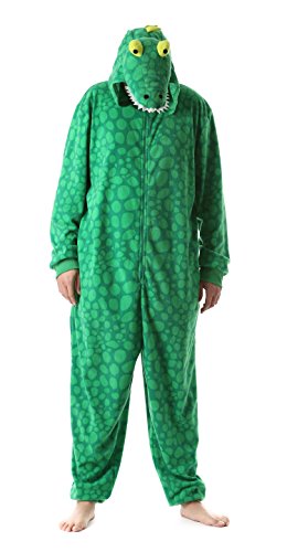 Just Love 6347-XXL Men's Adult Onesie Mens Pajamas, Gator, XX-Large