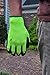 1516 6 Pairs Pack Premium High Visibility Low emissions Green Work and gardening Gloves for Men and Women.MicroFoam Textured Coated Palm and Fingers Gloves for Gardening Work, Size Large