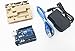 [REPRAPGURU] Arduino UNO R3 Compatible Board Combo Kit (Clear) - Acrylic Case, UNO R3, Usb Cable, DC Power Cord