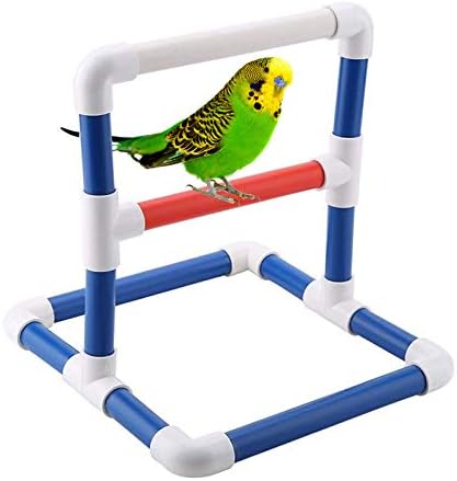 Parrot   Stand  Perch Rack  Bird   Play  Training Stands Parrots Shower  Perches   Playstand  Playgound Standing Toy  for  Macaw Cockatoo African Grey Budgies Parakeet Cockatiel Conure Lovebirds[PVC]