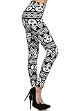 Print Leggings Classic Skull (MD106-OS)