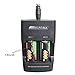 SUPEREX 6 PCS 3v 400 mAh CR123A 16340 Battery + Car Charger Dual Rapid Rechargeable Battery Charger for 3V CR123 Lithium Batteries