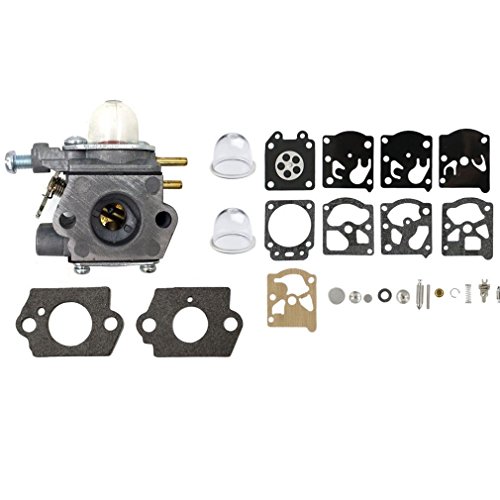 Buy AISEN Carburetor with Primer Bulb Diaphragm Gakset Rebuild Kit for
