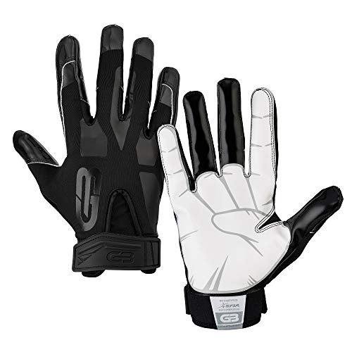 Grip Boost Peace, Shaka, and Hook 'Em Football Gloves Pro Elite Adult