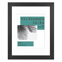 MCS Studio Gallery Frame, Black Woodgrain, 11 x 14