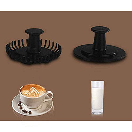 Milchaufschäumer, Doppelwandelektro Milch Dampfer mit heißer oder kalter Milch Aufschäumen Funktionen, Reglern, Leiser… – Bild 6