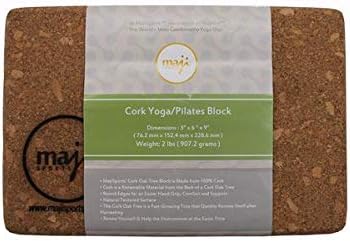 Maji Sports Cork Yoga/Pilates Block