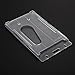 Outus Vertical 2-Card Holder Plastic Credit Card Holder Rigid ID Badge Protector, 3 Pack