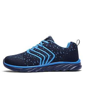 XIDISO Mens Walking Shoes Women Running Shoe Lightweight Breathable Sport Gym Cross Training Sneakers