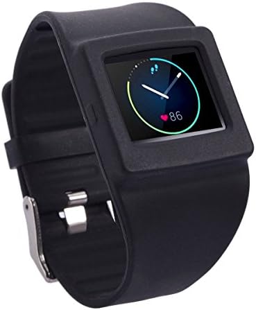 Nigaee for Fitbit Blaze Bands for Women Small, Stainless Steel Metal Replacement Band with Frame Compatible for Fitbit Blaze, Rhinestone Bling Accessories Wristband Strap-Silver