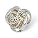 Dimart 2pcs Antique Silver Rose Door Cabinet Drawer Furniture Knob Handle Pull Hardware 33mm