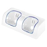 Cocare C7 Dual Wii Remote Charger Charging Station with 2 Rechargeable Batteries & LED Light for Wii Remote Control-White