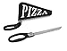 Internet's Best 13 Inch Stainless Steel Pizza Scissors | Easy Cutter with Spatula/Scoop | Black Slicer