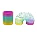 Super Z Outlet Classic Novelty Colorful Rainbow Neon Plastic Spring Toy for Birthday Party Favors, Bag Fillers, Gift (12 Pack)