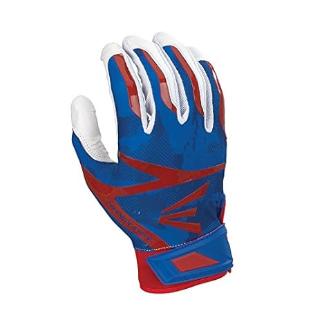 red white and blue youth football gloves