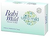 Babi Mild Ultra Mild Baby Soap (Natural Moisturizer) , 75 Grams (Pack of 4)