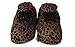 Happy Feet Slippers Standard Sneaker Slippers for Men, Women, and Kids - As Seen on Shark Tank - Classy Oversized House Slippers for Women with Non-Slip Rubber Soles - Brown Leopard - Large