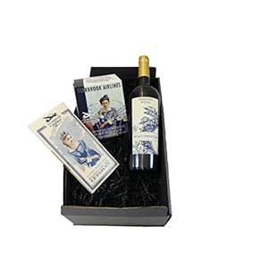 Geschenkset belgische Schokolade mit Rotwein