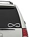 Blessed Forever Love Infinite Symbol Car Decal Vinyl Window Quote Bumper Inspirational Lettering Saying Sticker Religious Die-Cut (no Background Color)