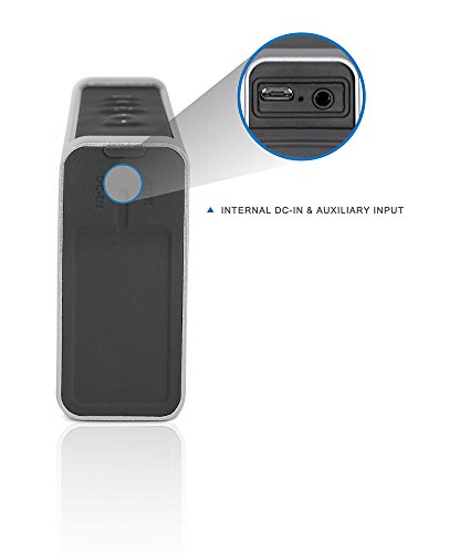 Turcom Titan Bluetooth Speaker Portable Wireless Mobile Mini Speaker, Dual Speakers 10 Watt Total Power, IPX5 Certified Water-Resistant, Enhanced Bass Boost, Built in Mic, 3.5mm AUX Port, Rechargeable Battery, High-End Aluminum Casing, Works with Iphone,