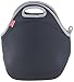 Built Gourmet Getaway Neoprene Lunch Bag - Insulated, Reusable, & Machine-Washable Lunch Tote for Hot and Cold Food Storage, Lightweight & Reusable - One Size (Gray)