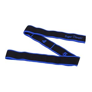 SolUptanisu Children’s Yoga Resistance Band Latin Dance Elastic Stretching Belt Fitness Exercise Pulling Strap for Strength Training Yoga Pilates Latin Practice