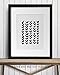 Black and White Abstract Contemporary Wall Art | 11x14 UNFRAMED Print | Nordic Modern Mid Century Wall Decor.