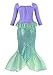 HenzWorld Little Girls Dresses Mermaid Costume Fancy Princess Birthday Gift Halloween Cosplay Christmas Xmas Party Outfits Sequins Ruffle Patchwork Tails Skirt Clothes Kids Outfit 5T 4-5 Years