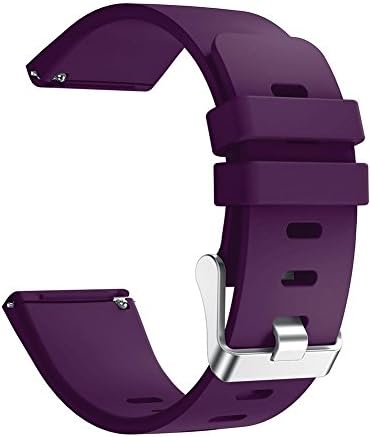 Ecotrump Silicone Sport Wristband Strap Replacement for Fitbit Versa Smart Watch