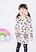 Girls Cotton Longsleeve Pocket Dresses Special Occasion Cartoon Print by Fiream(1035TZ,3T/3-4YRS)