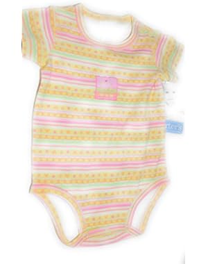 striped Romper, 0-3 mo.