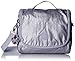 Kipling Kichirou Insulated Lunch Bag, Removable, Adjustable Crossbody Strap, Zip Closure Convertible Cross Body, frosted lilac metallic