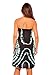 Riviera Sun 21612-GM-M Strapless Tube Short Dress/Summer Dresses Grey/Mint