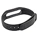Compatible for Xiaomi Mi Band 2 Adjustable Replacement Silicone Wristband Strap Waterproof HR Band Black