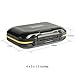 Goture Fishing Lure Box, Waterproof Tackle Plastic Storage, Small Lure Case, Mini Lure Box, Fishing Accessories Boxes Storage Containers Black MINI 4'' X 3'' X 1.3''
