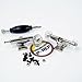 P-REP 30mm Basic Complete Fingerboard Kit with Liquid Hardware - Black