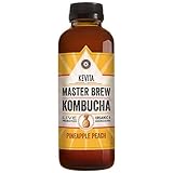KEVITA Master Brew Kombucha Pineapple Peach, 15.2 Ounce (Pack of 6)