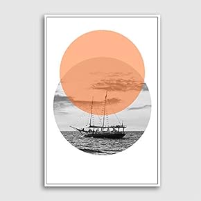 Framed Canvas Home Artwork Decoration Abstract Canvas Wall Art for Living Room, Bedroom - 16x24 inches